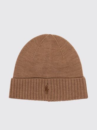 Polo Ralph Lauren Berretto beanie in lana con logo Pony ricamato