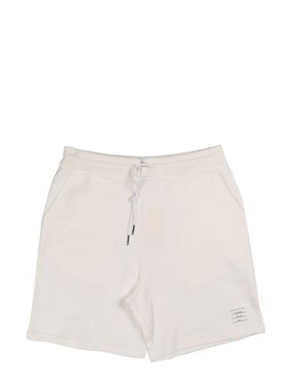 Thom Browne drawstring-fastening shorts - White