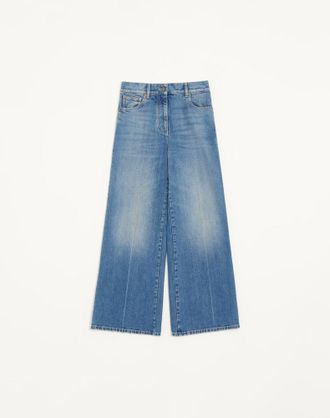 Valentino Pantaloni In Denim Donna DENIM 24