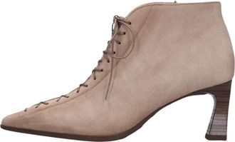 Hispanitas Dames Enkellaarsjes Hi 264960 - C004 - Dames - Veterlaarzen - Beige - 41 EU - Su&egrave;de - Schoenen