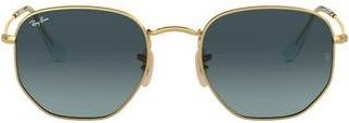 Ray-Ban 48mm Gradient Small Irregular Sunglasses in Blue Grey at Nordstrom Rack