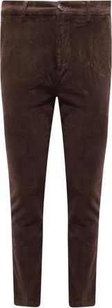 Cruna Heren, Broeken, Bruin, Maat: XS Velours