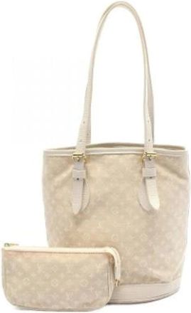 Louis Vuitton Pre-owned Shoulder Bags, female, White, Size: ONE SIZE Pre-owned Canvas louis-vuitton-bags