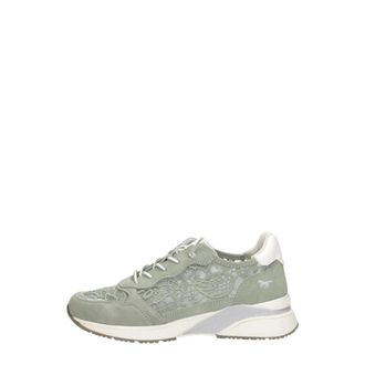 Mustang Sneakers Laag - Dames - Sneakers - Groen - 37 EU - Schoenen