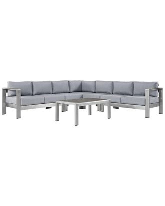 ModWay Shore 6-Piece Outdoor Patio Sectional Sofa Set