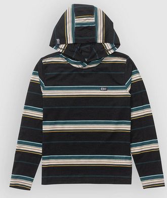 Salty Crew Seaway Uv Hoodie Kids Licra manga larga negro