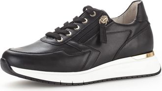 Gabor Womens Low-Top Trainers, Womens Low Shoes, Comfortable Extra Width (H), Black 57, 4.5 UK