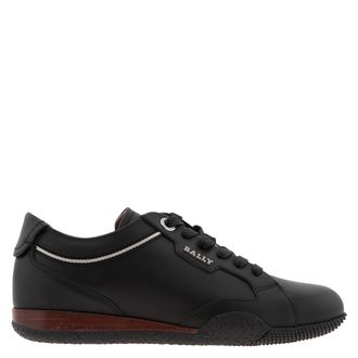Bally Fridia Leather Low-Top Sneakers