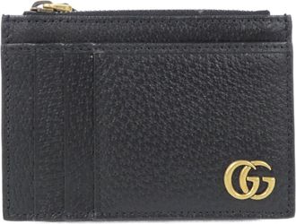 Gucci Black Leather Coin Purse/Coin Case (Pre-Owned)