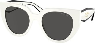 Prada PR 14WS 1425S0 Womens Sunglasses White Size 52