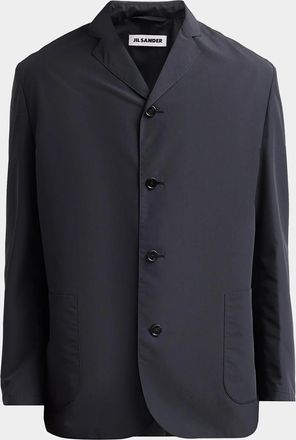 Jil Sander Men & apos;s Polyester Single-Breasted Sport Jacket 14