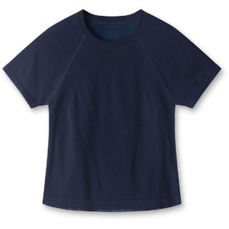 LNDR Womens Here Today Cropped T-Shirt Blue L/XL