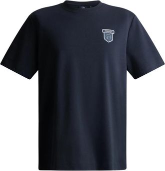 Fusalp Tylo Anim Tee Shirt - Heren - T-shirts - Blauw - S - Katoen - Tops