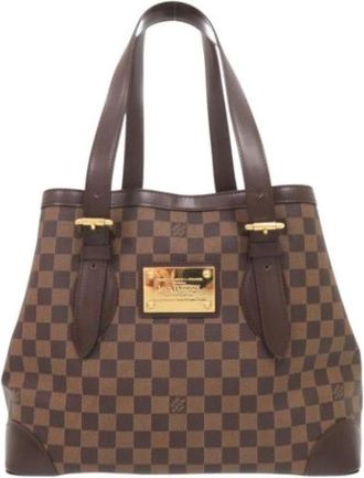 Louis Vuitton Pre-owned Tote Bag - Dames - Vintage Shopper - Bruin - ONE Size - Vintage