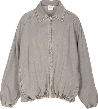 Alysi Giubbino Grey Shades C/Camicia - Dames - Spijkerjassen - Grijs - S - Denim - Jassen