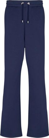 Balmain Katoenen joggingbroek - Heren - Sweatpants - Blauw - M - Katoen - Broeken