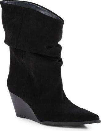 Seychelles The Getty Slouch Wedge Bootie in Black at Nordstrom, Size 8.5
