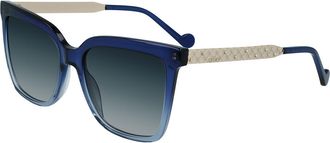 Liu Jo LJ753S 410 Mens Sunglasses Blue Size 55