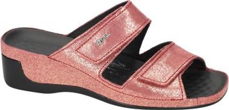 Vital Schoenen, Dames, Roze, 40 EU, Leer, Tina Wedge Slipper