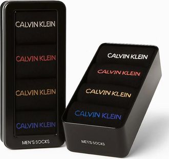 Calvin Klein Mens Calvin Klein Sock Gift Set 4 Pair - Size: 16/14.5/8/15/8.5/15.5/9/13/13.5/14/6.5/7/7.5/11.5/5/12/5.5/12.5/6/3.5/3/10.5/4/11/4.5/2.5/9.5/10/One s