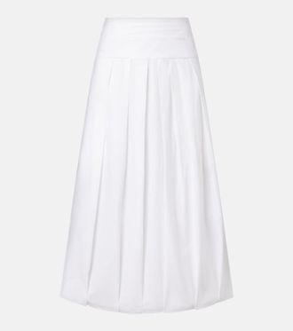 Proenza Schouler White Label Nessa cotton-blend maxi skirt