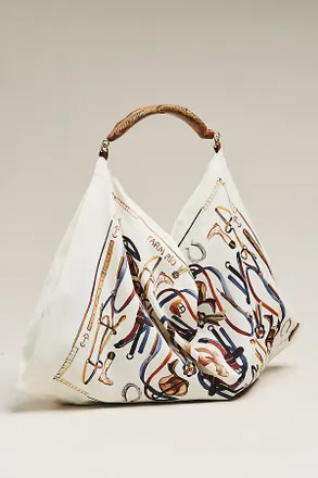 Farm Rio Satin Scarf Medium Bag