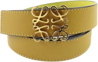 Loewe Pre-owned Belts, female, Green, Size: ONE SIZE Pre-owned Leather Belt