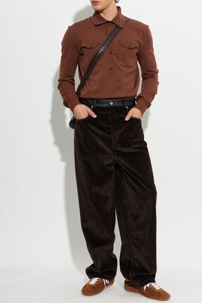 Bottega Veneta Corduroy Trousers, Mens, Brown