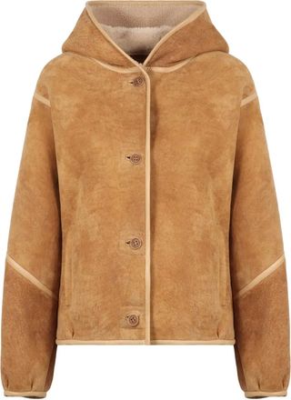 Salvatore Santoro Suède jack - Bruin