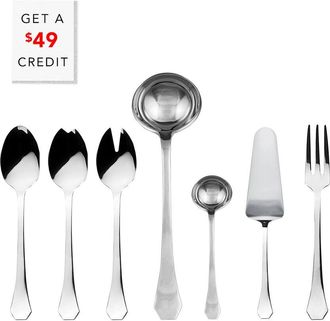 Mepra Moretto 7Pc Serving Set With $49 Credit