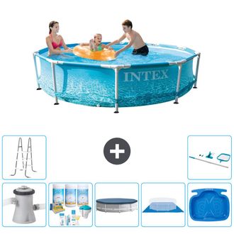 Intex Piscina Con Estructura Redonda - 305x76 Cm - 8-piezas S20375
