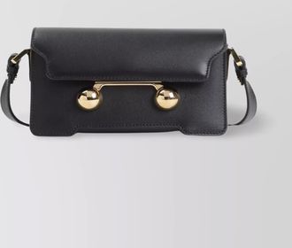 Marni trunkaroo mini leather shoulder bag