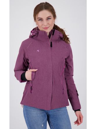 Deproc Winterjacke DEPROC ACTIVE CALGARY WINTER Women, Damen, Gr. 36/38 (M), berry, 75% Polyamid 25% Polyester, tailliert, mit Daumenl&ouml;chern,mit Schneefang,m