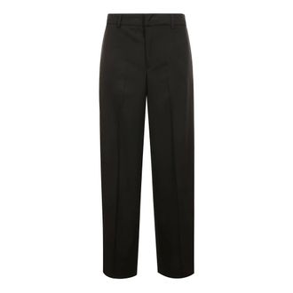 Pantaloni Torino Broeken, Dames, Zwart, XS, Polyester, Wijde Broek
