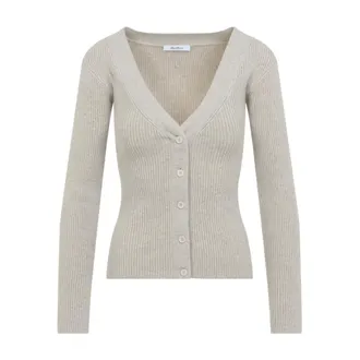 Max Mara Cardigans, female, Beige, Size: XS Sweater