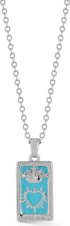 Sphera Milano Tag Necklace in Silver at Nordstrom Rack