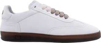Soldini Akira - Heren - Sneakers - Wit - 42 EU - Leer - Schoenen