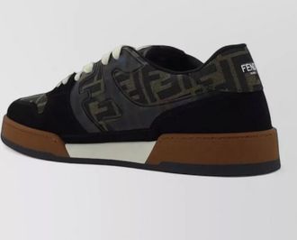 Fendi leather low-top sneakers