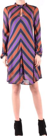 Twinset Dagjurk - Dames - Korte kleedjes - Paars - S - Kleedjes