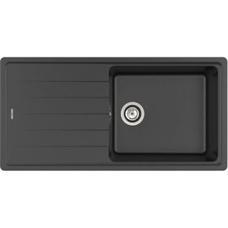 Roca Roca - Fregadero Reversible De Una Cubeta De Quarzex Color: Negro - Medidas: 1000x500x180 Mm