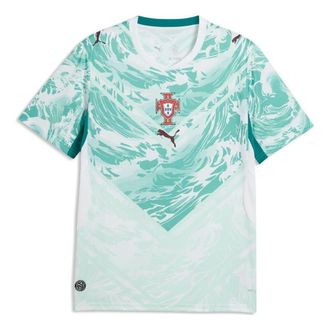 Puma Portugal 2026 Away Jersey PUMA White Green Lagoon 783288-02