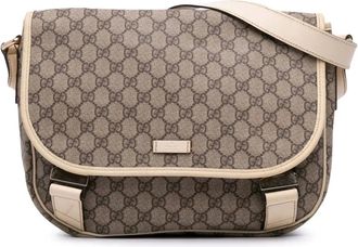 Gucci 2016-2025 GG Supreme crossbodytas - Bruin