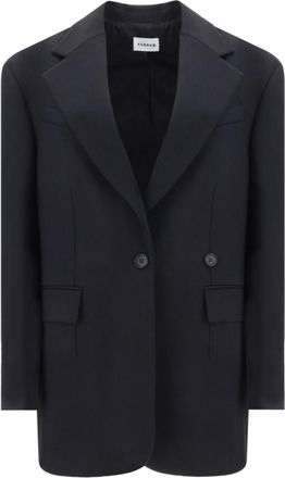 Parosh Black single-breasted blazer