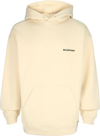 Balenciaga Embroidered Logo Hoodie