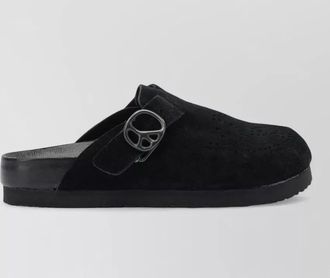 Needles leather clog sandals