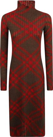 Burberry Ribbed Checked Sweater