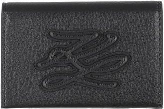 Karl Lagerfeld K/AUTOGRAPH PATCH BIFOLD CARDHOLDER