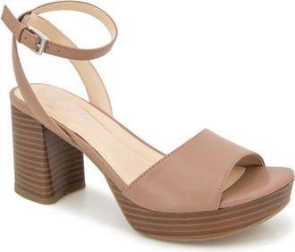 Kenneth Cole Reaction Ryanne Platform Sandal in Classic Tan at Nordstrom Rack, Size 11