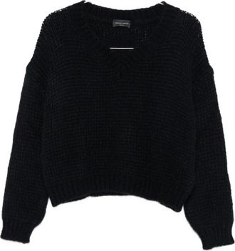 Roberto Collina Truien & Vesten, Dames, Zwart, M, Zwarte Truien voor Mannen