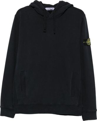 Stone Island Logo-patch Drawstring Hoodie